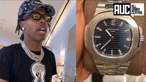 lil baby's fake watch|lil baby patek philippe.